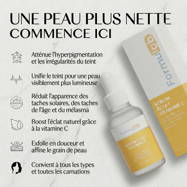 Sérum éclat pour éliminer les taches brunes